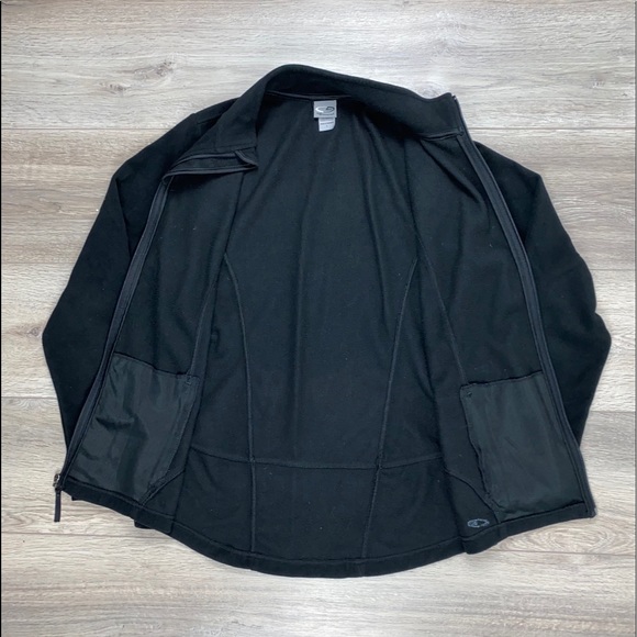 Champion Fleece Zip Sweatshirt Black L - Picture 6 of 13
